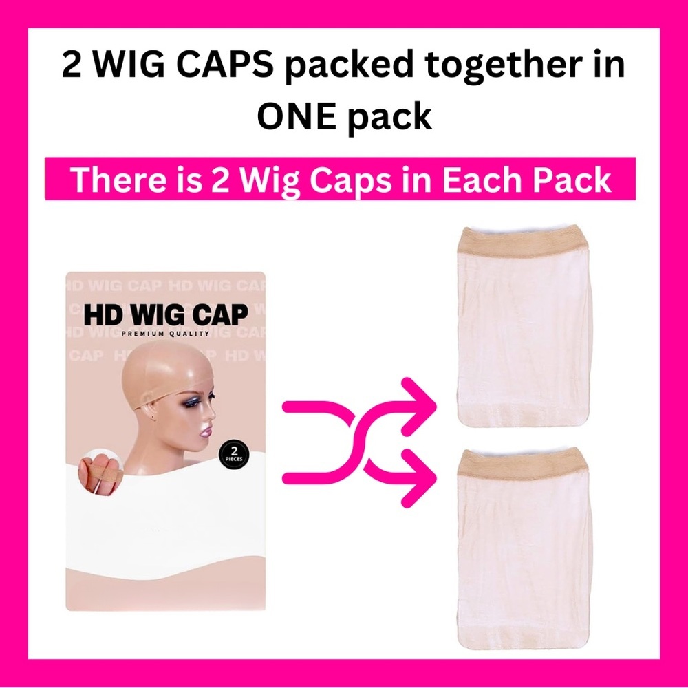 HD Wig Caps 16pcs Ultra Thin Invisible Lace Front Wig Cap Sheer Melted ScalpLook - Picture 4 of 8